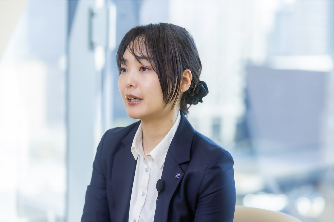 トップダウンから対話型組織への変革について語る馬渡さん