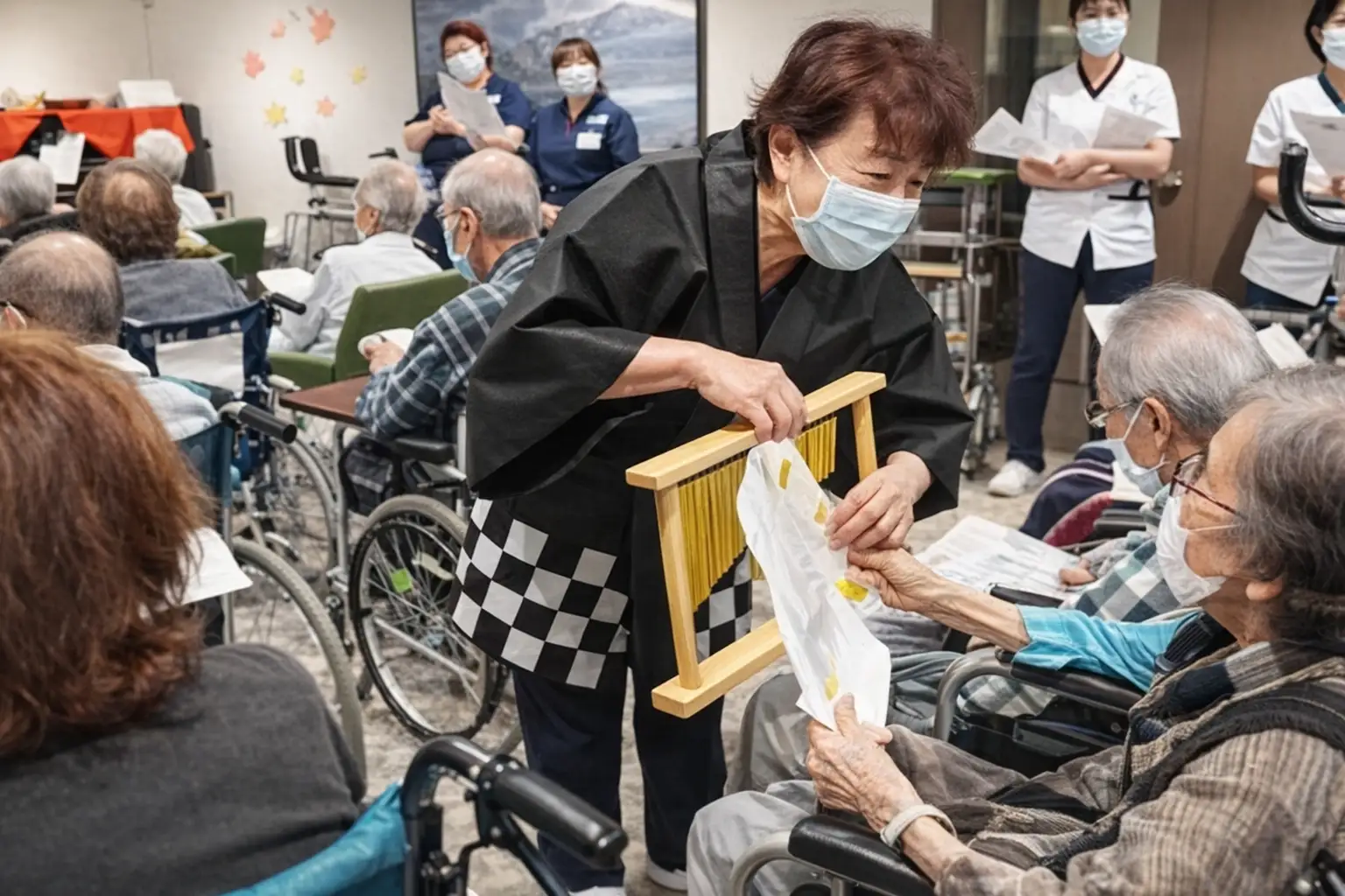 めいわリハビリテーション病院-瀧内看護部長 お祭り